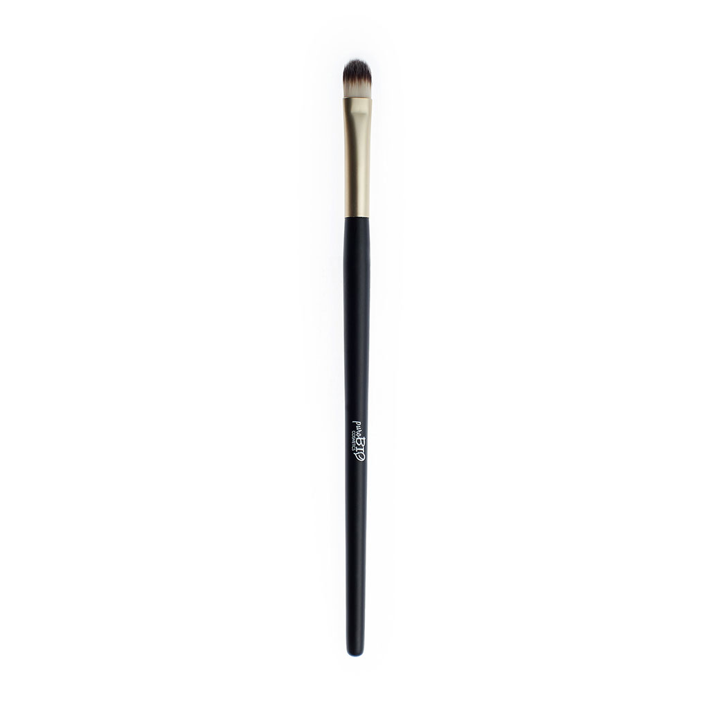 Пензель для тіней та консилера PuroBio Cosmetics Brush No 04, синтетичний ворс, 1 шт